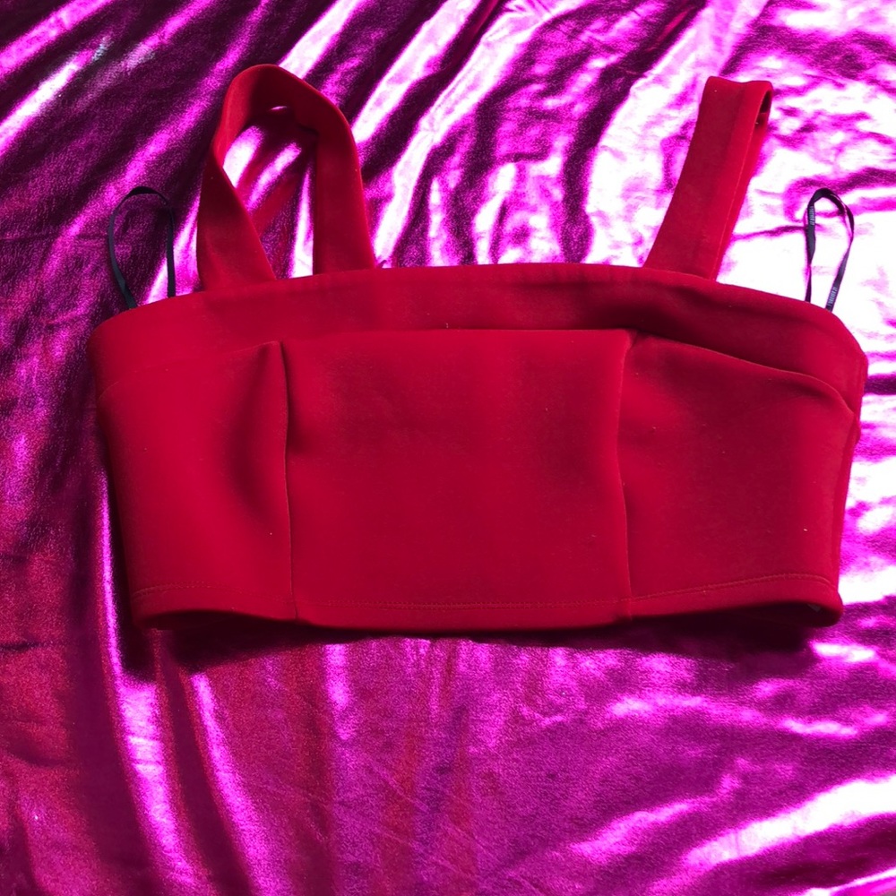 Red Crop Top